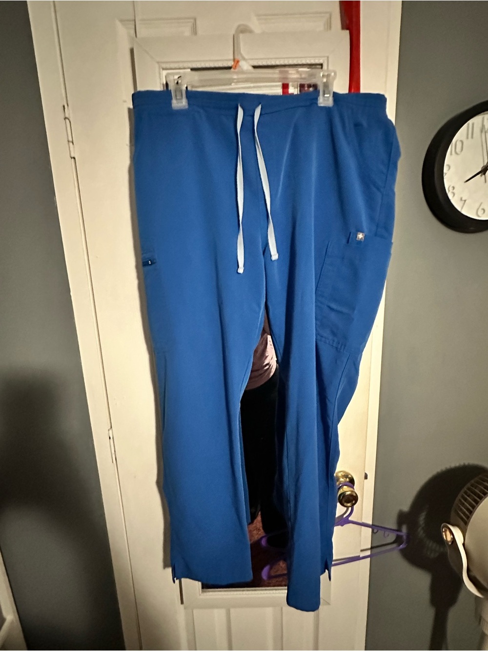 Figs Royal Blue Scrub Bottoms XL